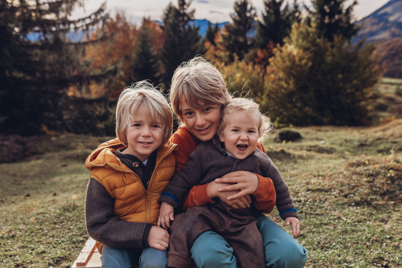 Familienbilder in den Bergen Alpen Chiemgau Rosenheim